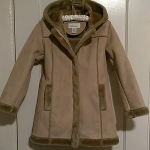 Cherokee l Faux Shearing coat w/hood M.